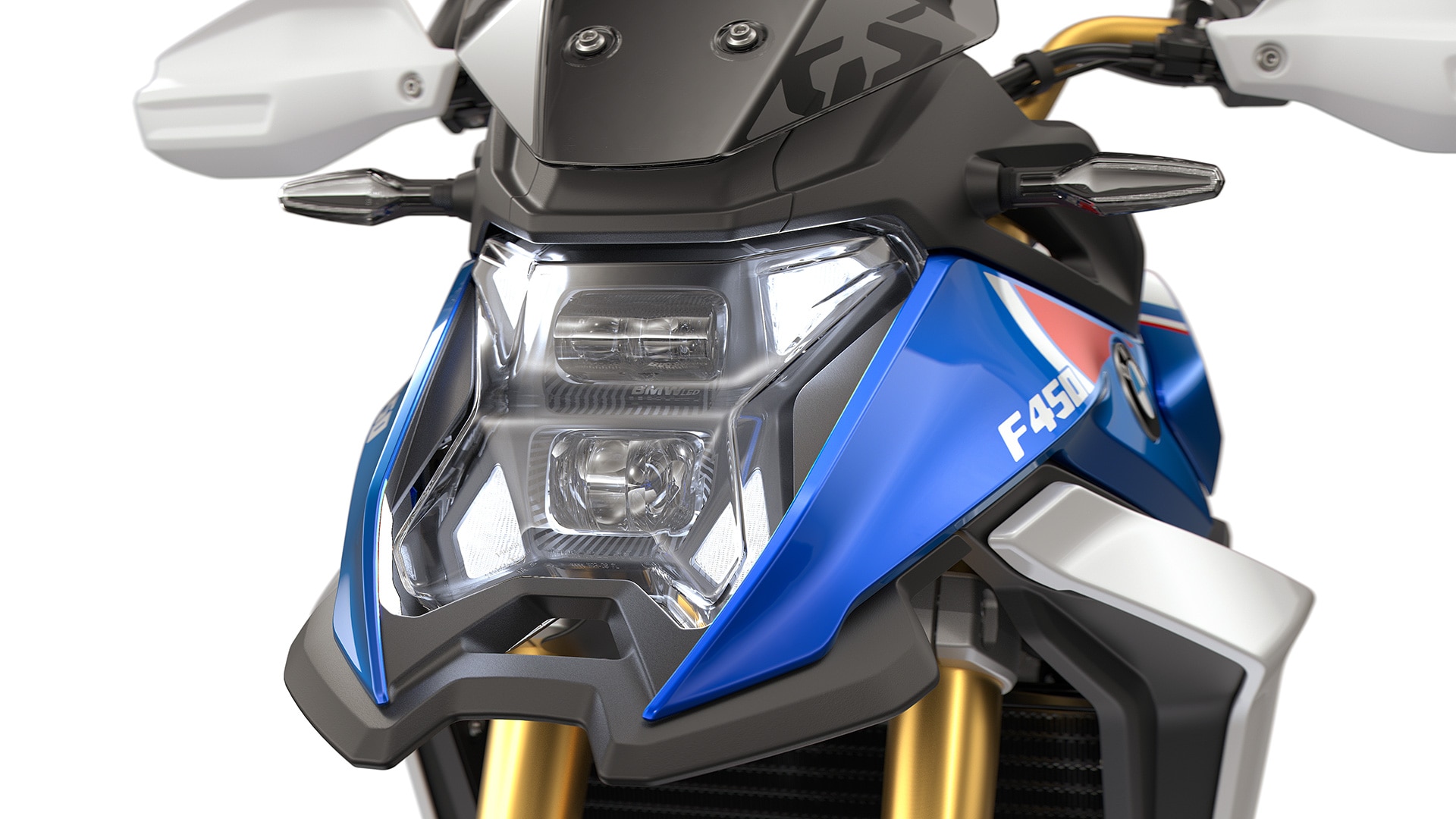 BMW Motorrad F 450 GS LED-esituled koos päevasõidutuledega