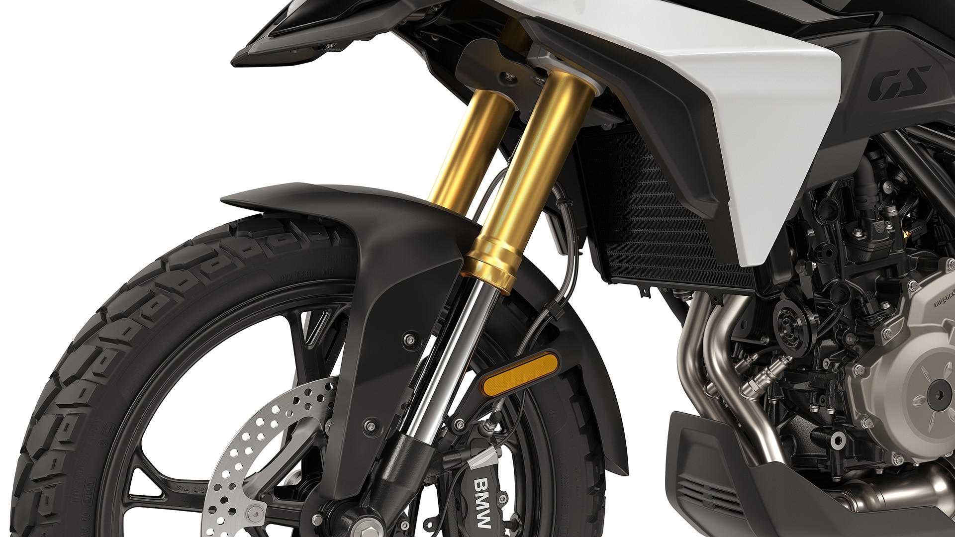 BMW F 450 GS kuldanodeeritud tagurpidi esihark, 43 mm
