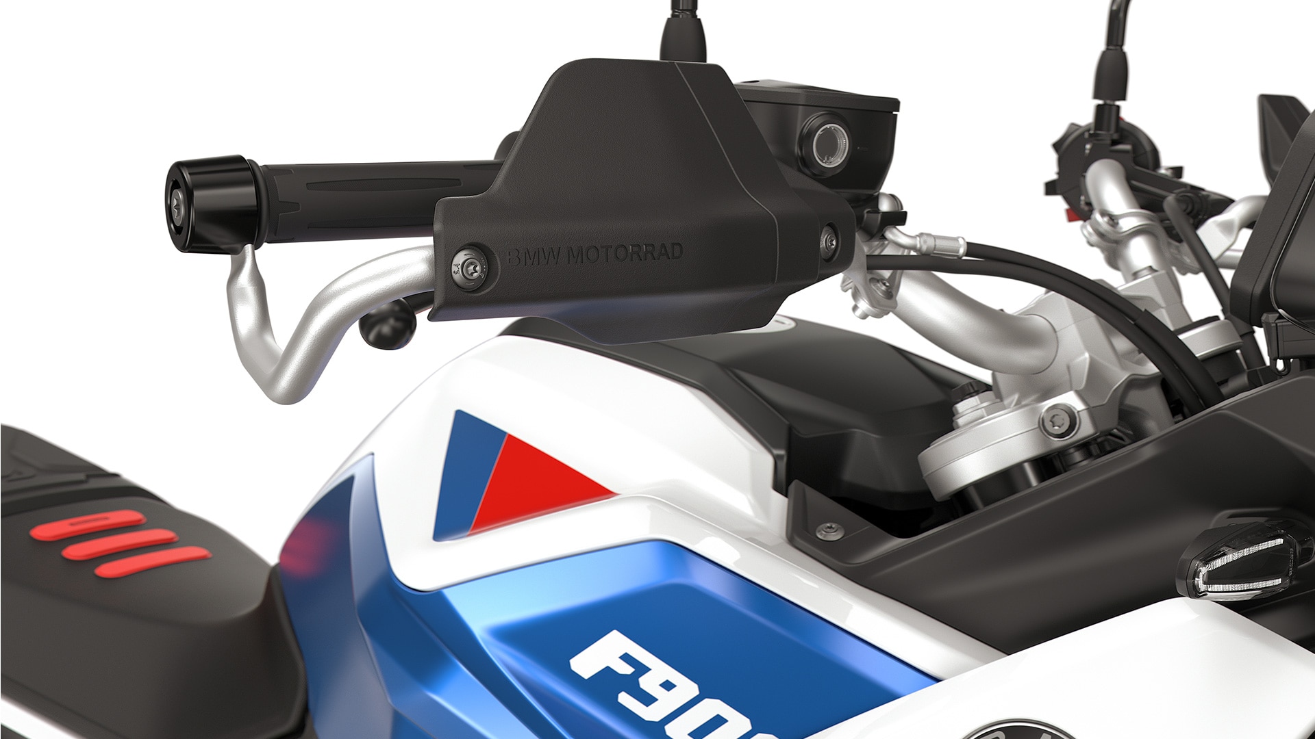 F 900 GS-i metalltugedega Enduro käekaitse GS Trophy mudelil