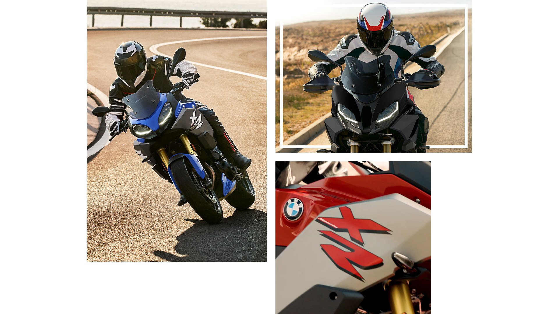 BMW Motorradi XR-mudelite kollaaž.