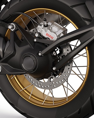 R 1300 GS-i Eridisain 719 Tramuntana kuldsed ristkodaratega veljed