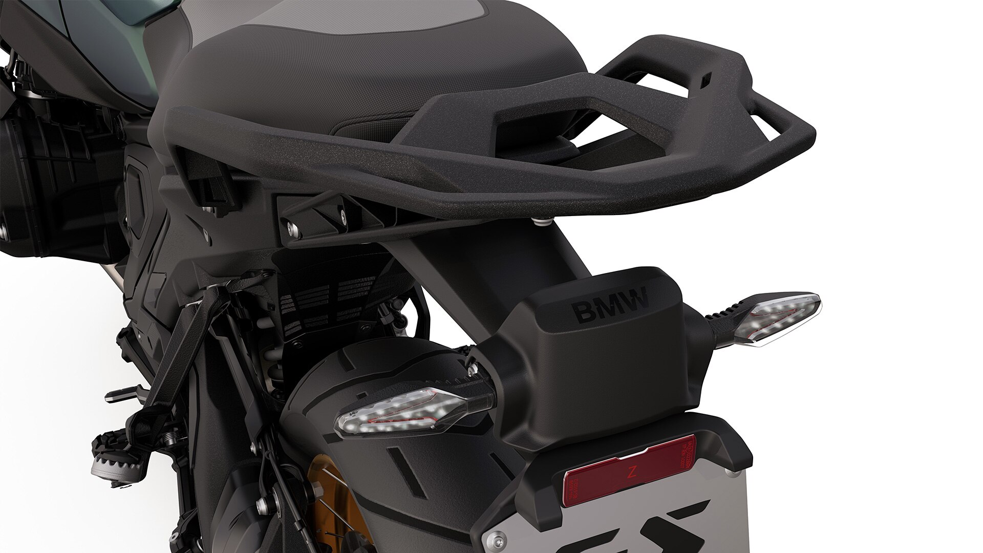 BMW R 1300 GS-i Eridisain 719 Tramuntana koos funktsionaalselt integreeritud suunatulede ja tagumise radariga