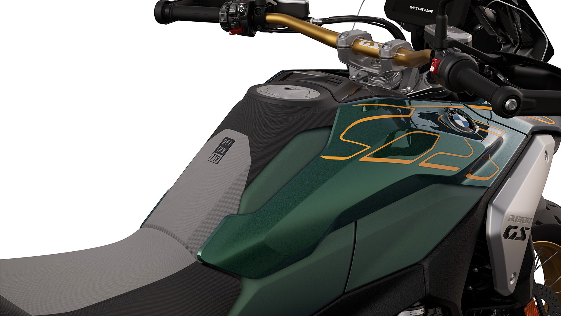 Eridisain 719 varustusega BMW R 1300 GS Tramuntana graafiline disain