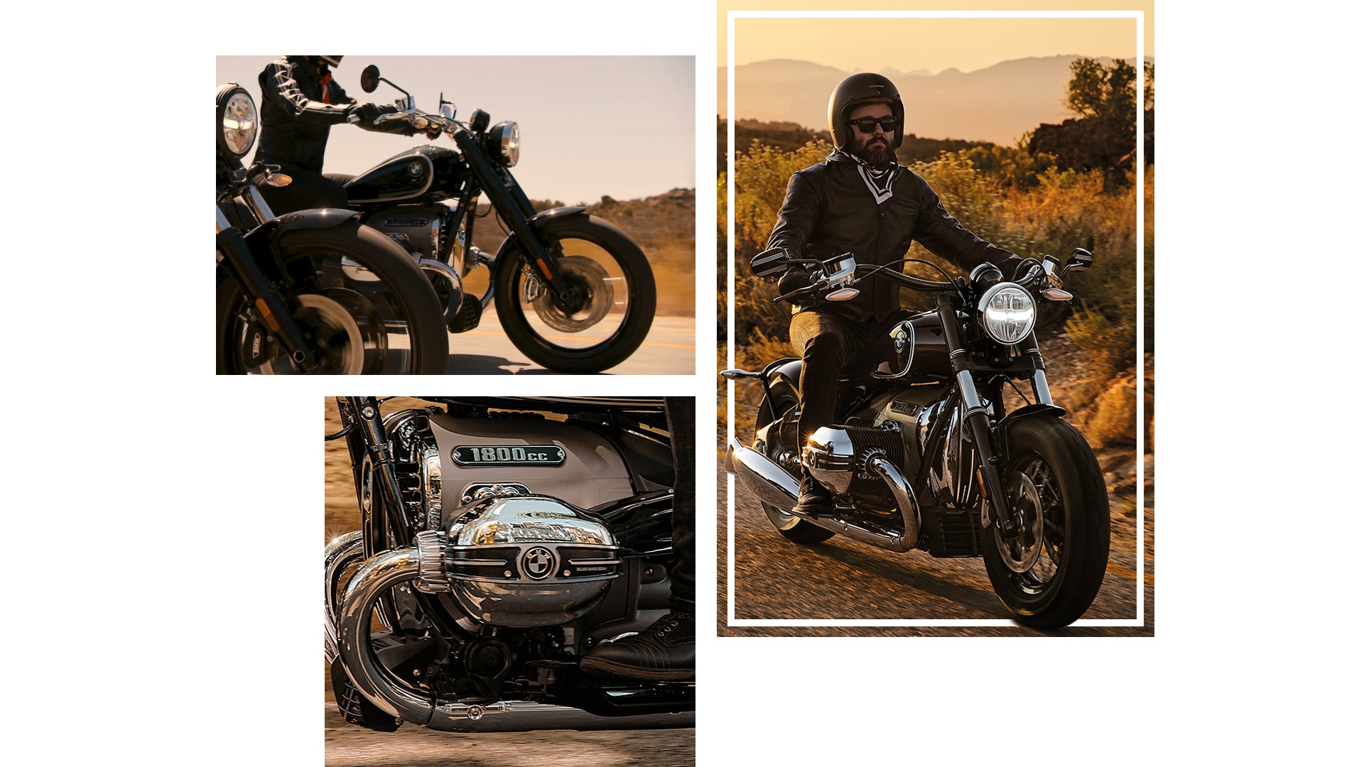 Kollaaž BMW R 18 mudeliperekonnast.