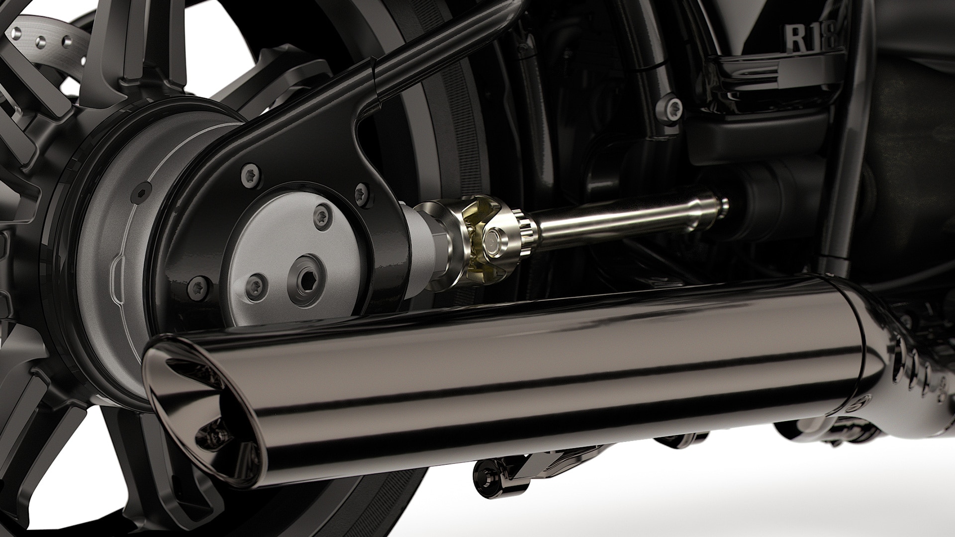 Avatud kardaanvõll ja topeltkraega raam