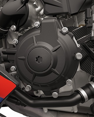BMW Motorrad M 1000 R siduri- ja generaatorikatted.