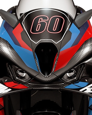 M 1000 RR-i esiosa ja tuuleklaas