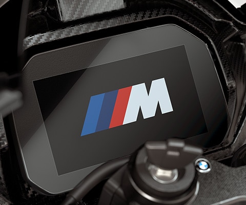 M-logo M 1000 RR-i TFT-ekraanil