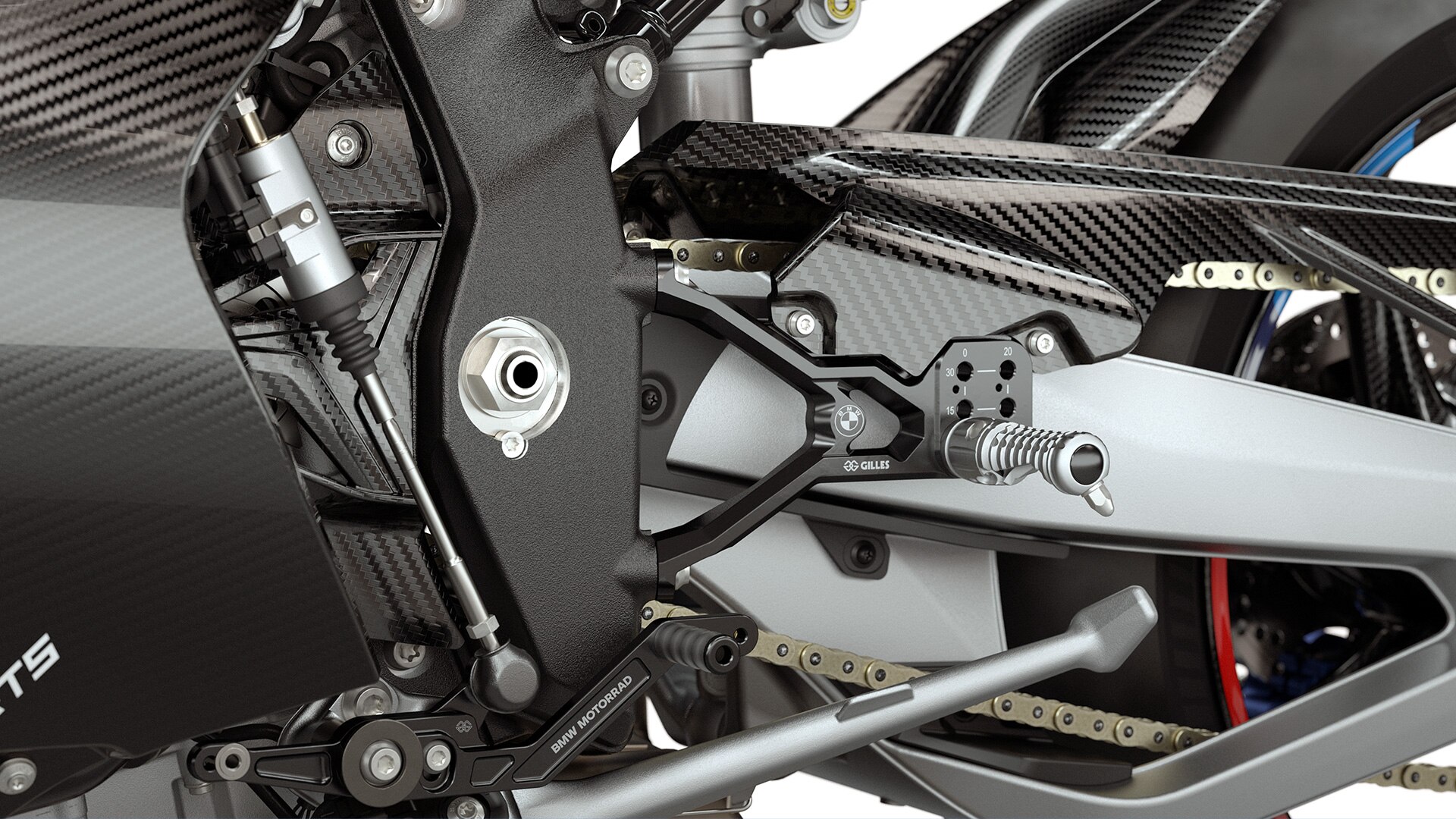 M 1000 RR-i jalatoesüsteem