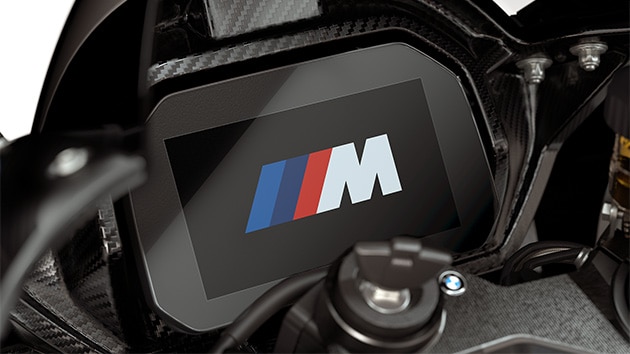 M-logo M 1000 RR-i TFT-ekraanil