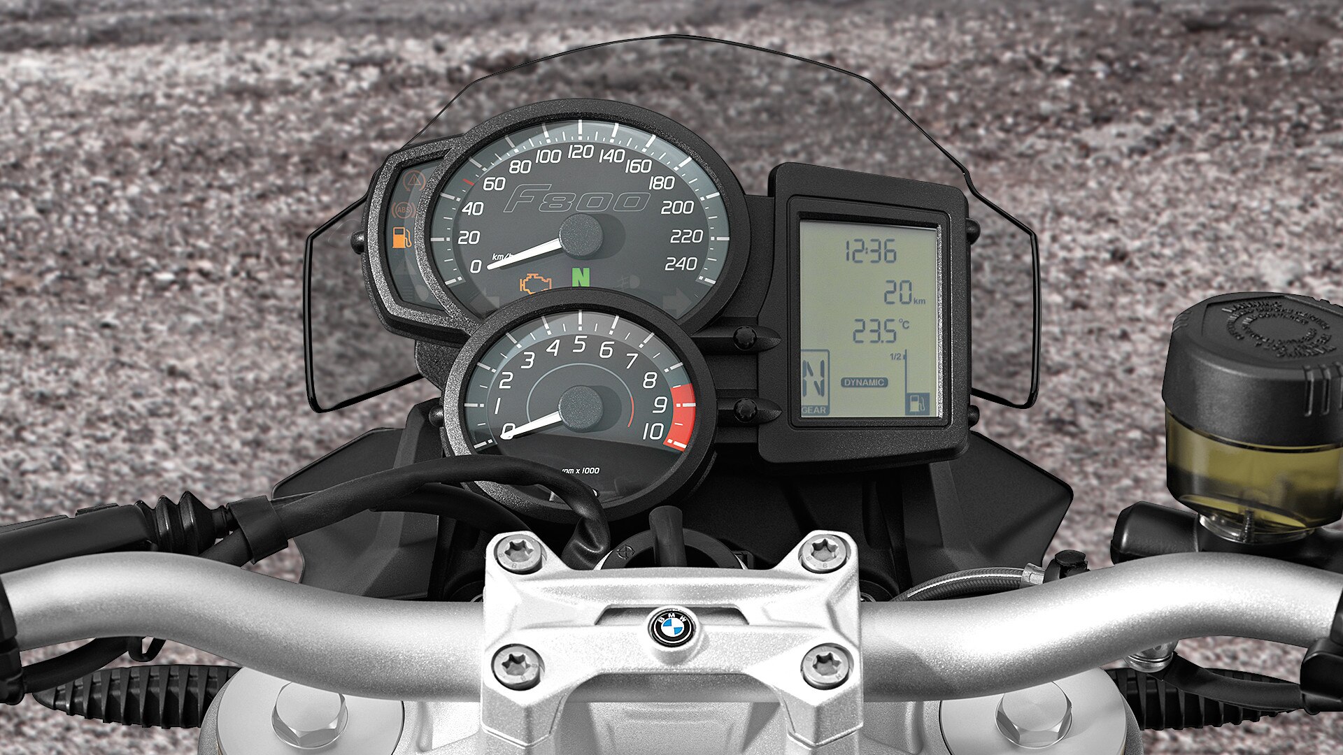 F 800 R-i multifunktsionaalne näidikupaneel