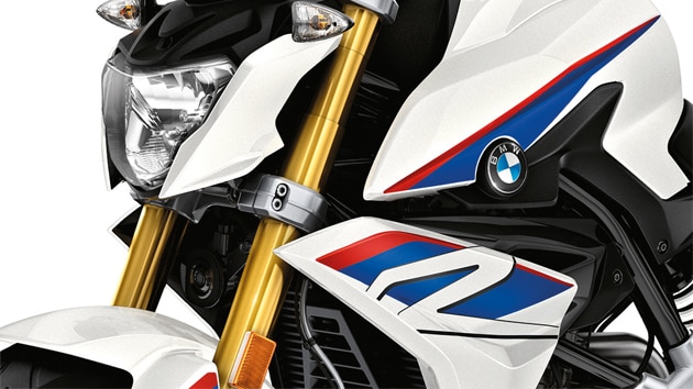 Gold-anodised upside-down fork.