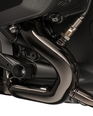BMW Motorrad R 1300 R tume kroomitud väljalaskesüsteem