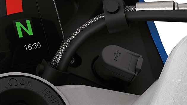 R 1250 RS-i USB-laadimispesa